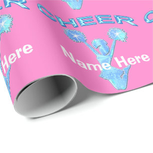 Papier Cadeau Papier d'emballage personnalisé par pom-pom girl