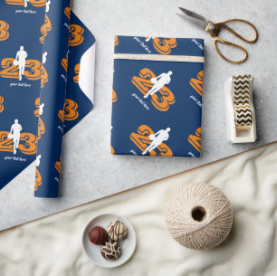 Papier Cadeau Papier d'emballage personnalisé pour joueur de bas