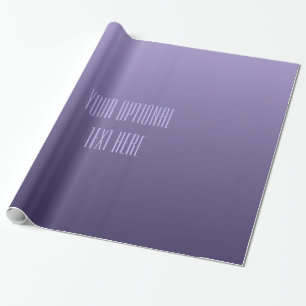 Papier Cadeau Papier d'emballage personnalisé violet violet dégr