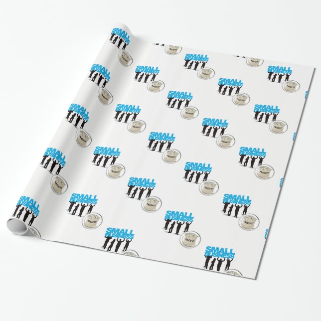 Papier Cadeau Papier d'emballage Petite entreprise (Déroulé)