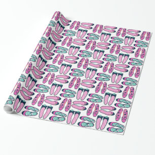 Papier Cadeau papier d'emballage plat de ballet