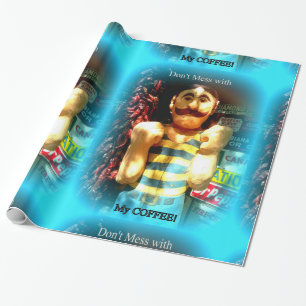 Papier Cadeau papier d'emballage pour amoureux du café