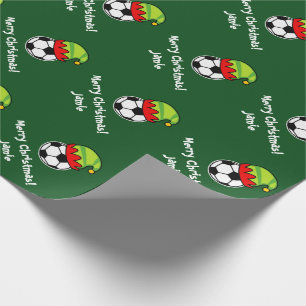 Papier Cadeau Papier d'emballage pour ballon de football elf de 