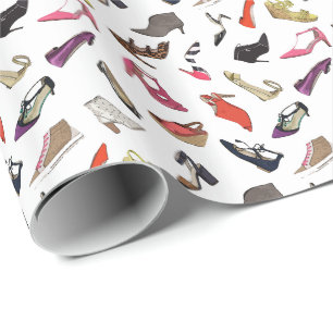 Papier Cadeau Papier d'emballage pour chaussures tendance