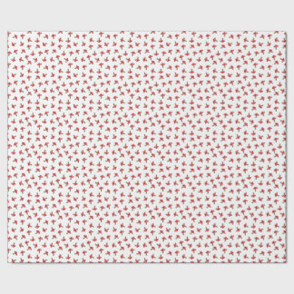 Papier Cadeau Papier d'emballage repéré par rouge mignon de