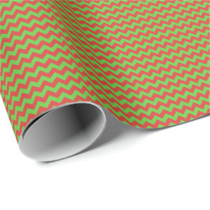Papier Cadeau Papier d'emballage rouge et vert pour petits froma