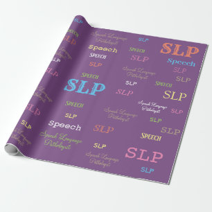 Papier Cadeau Papier d'emballage SLP (orthophoniste)