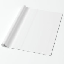 Papier d'emballage solide blanc
