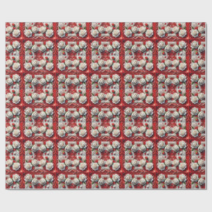 Papier Cadeau Papier d'emballage spécial avec Rose anglais