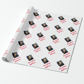 Papier Cadeau Papier d'emballage tordu drôle de Hillary