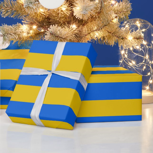 Papier Cadeau Papier d'emballage ukrainien | Enveloppe cadeau dr (Vacances)