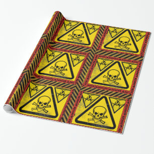 Papier Cadeau Papier d'emballage V4 d'avertissement de risque