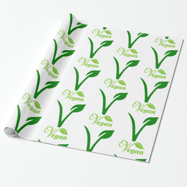 Papier Cadeau Papier d'emballage végétal (Déroulé)