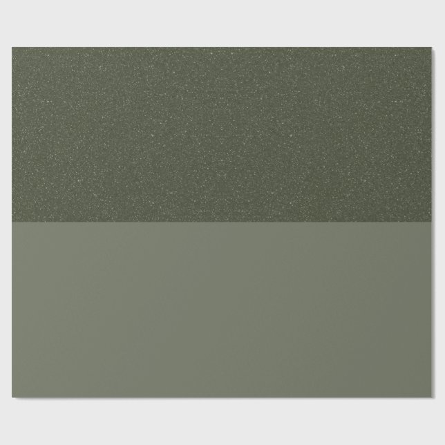 Papier Cadeau Papier d'emballage vert mousse élégant – Personnal (Plat)