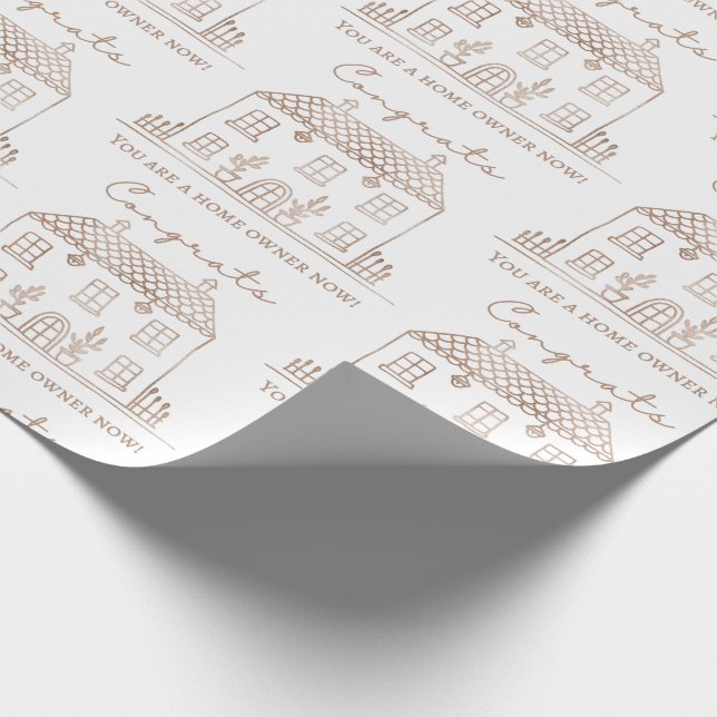 Papier Cadeau Papier d'enlèvement à chaud domestique (Coin)