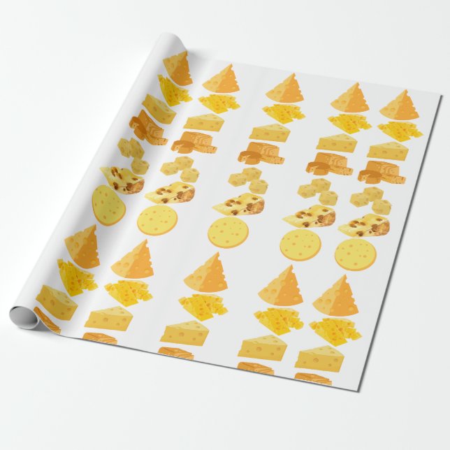 Papier Cadeau Papier d'enlèvement de fromage (Déroulé)