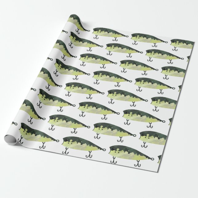 Papier Cadeau Papier d'enlèvement de poisson (Déroulé)