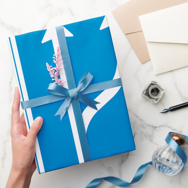 Papier Cadeau Papier d'enlèvement des flèches de signalisation r (Créateur téléchargé)