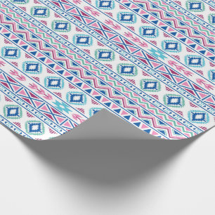Papier Cadeau Papier d'enlèvement tribal ethnique 