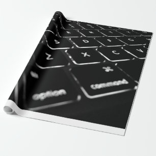 Papier Cadeau Papier d'enrobage clavier de l'ordinateur