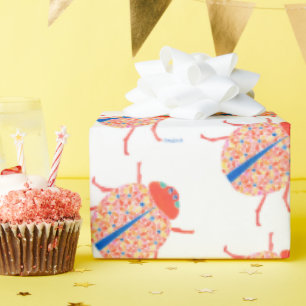 Papier Cadeau Papier d'enrobage de coccinelle