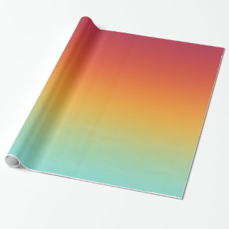 Papier Cadeau Papier d'enrobage de coucher de soleil