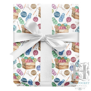 Papier Cadeau Papier d'enrobage de Crochet