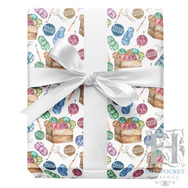 Papier Cadeau Papier d'enrobage de Crochet (Créateur téléchargé)