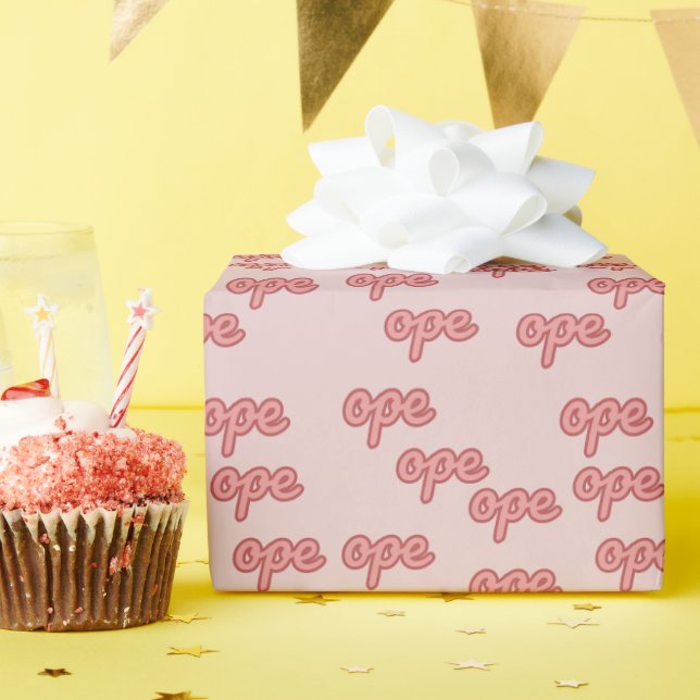 Papier Cadeau Papier d'enrobage de devis amusant du Midwest Ope (Fête d'anniversaire)