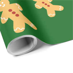 Papier Cadeau Papier d'enrobage de pain d'épices tiré à la main