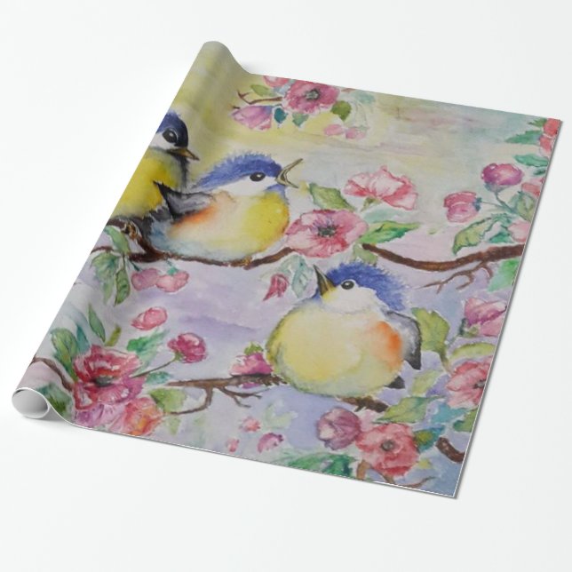 Papier Cadeau Papier d'enrobage des flèches de printemps (Déroulé)