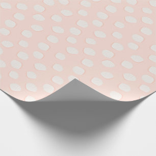 Papier Cadeau Papier d'enrobage Motif en coquille rose