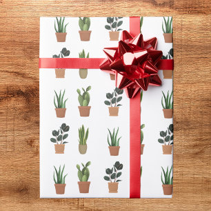 Papier Cadeau Papier d'enrobage plante
