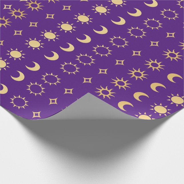 Papier Cadeau Papier d'enrobage Sund et Moon Designer (Coin)