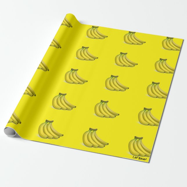 Papier Cadeau Papier d'enveloppe de cadeau de banane (Déroulé)