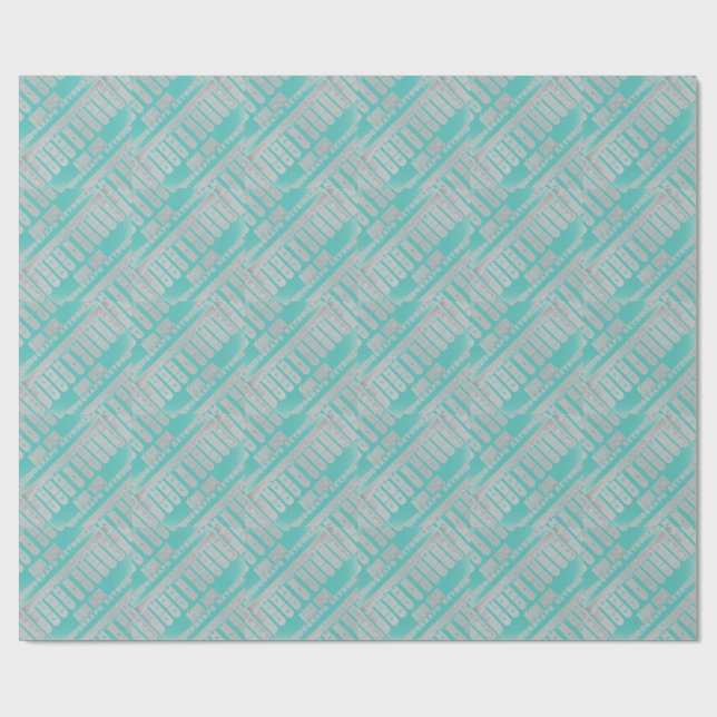 Papier Cadeau Papier d'enveloppe de cadeau de Steno (Plat)