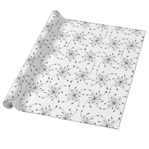 Papier d'enveloppement à éclats de diamant noir