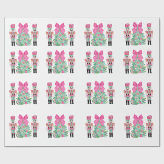 Papier Cadeau Papier d'enveloppement à l'aquarelle de Nutcracker