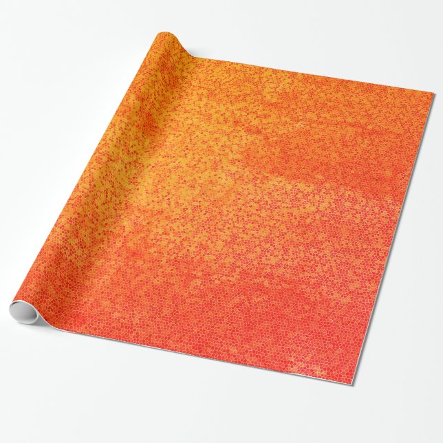 Papier Cadeau Papier d'enveloppement Abstrait du coucher de sole (Déroulé)