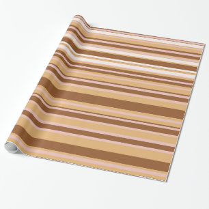 Papier Cadeau Papier d'enveloppement Brown blanc