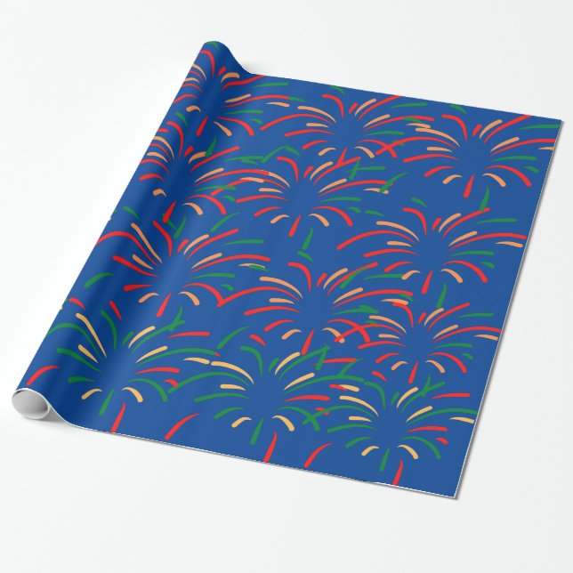 Papier Cadeau Papier d'enveloppement coloré (Déroulé)