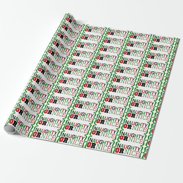 Papier Cadeau Papier D'Enveloppement Coquin Ou Coquin (Déroulé)