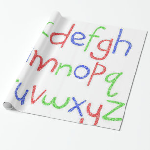 Papier Cadeau Papier d'enveloppement d'Abc
