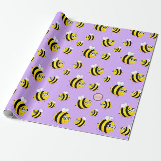 Papier Cadeau Papier d'enveloppement d'abeille