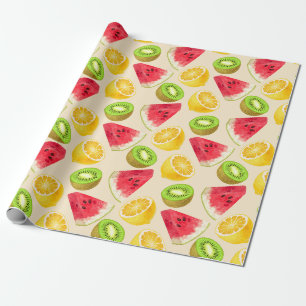 Papier Cadeau Papier d'enveloppement d'agrumes