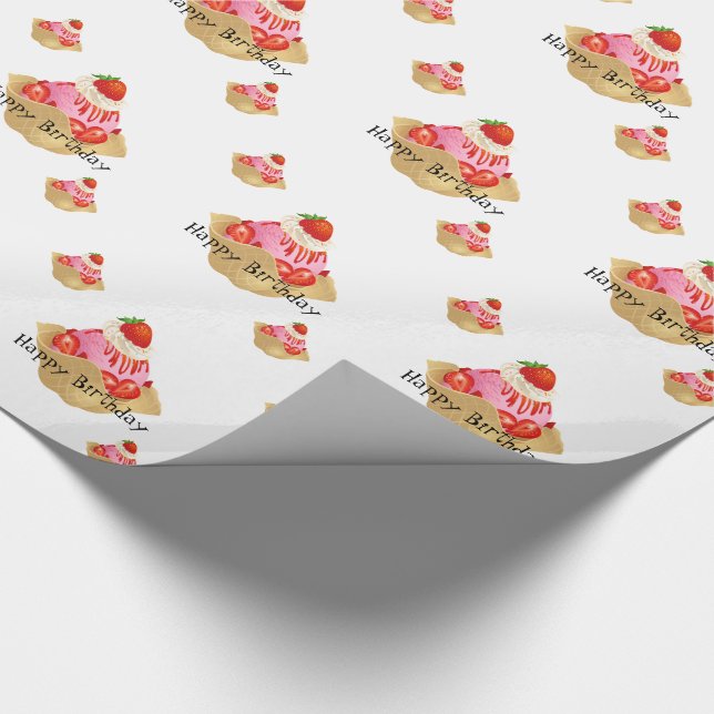 Papier Cadeau Papier d'enveloppement d'anniversaire (Coin)