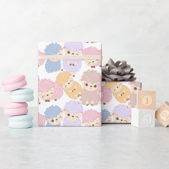 Papier Cadeau Papier d'enveloppement de Baby shower mou (Baby Shower)