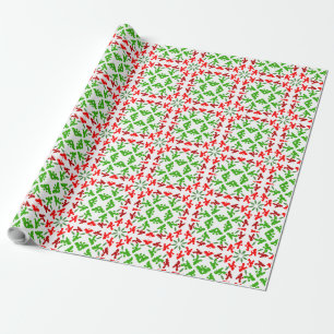 Papier Cadeau Papier d'enveloppement de canicules de Noël