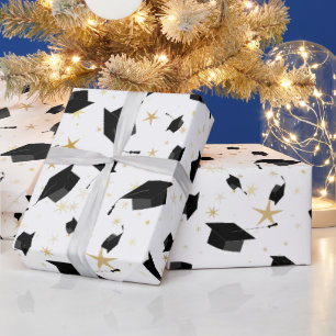 Papier Cadeau Papier d'enveloppement de capuchon noir