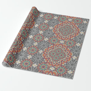 Papier Cadeau Papier d'enveloppement de carreaux marocains